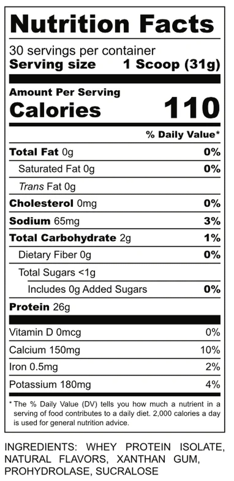 Whey Protein Isolate